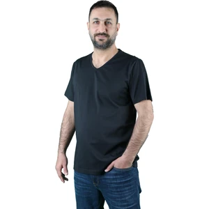Erkek Koton V Yaka Kısa Kollu Tişört