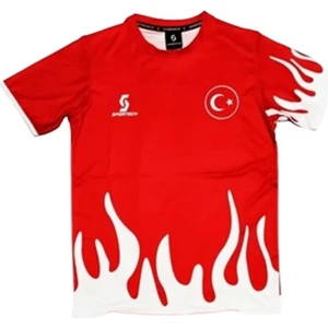 R0121 Alevli Türkiye Forması Tek Üst (Tek Kelime Isim Yazılır)