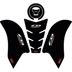 GP Kompozit Honda CB250R 2017-2024 Uyumlu Tank Pad Seti Siyah