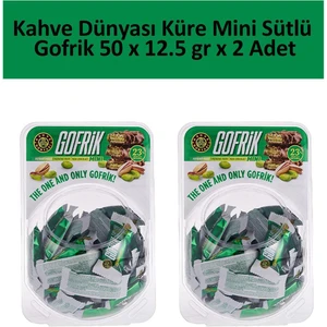 Kahve Dünyası Küre Mini Sütlü Gofrik 50 x 12.5 gr x 2 Adet