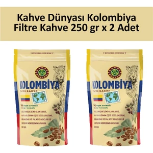 Kahve Dünyası Kolombiya Filtre Kahve 250 gr x 2 Adet