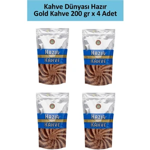 Kahve Dünyası Gold Hazır Kahve 200 gr x 4 Adet