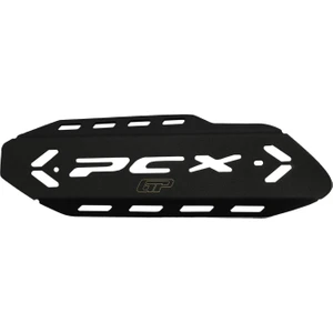 GP Kompozit Honda PCX 125 / 150 2018-2025 Uyumlu Egzoz Koruma Kapağı Siyah
