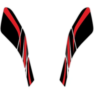 GP Kompozit Honda PCX 125 2021-2024 Uyumlu Yan Pad Kırmızı