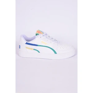 395648-01 Caven 2.0 Ready Set Jr Deri Rahat Taban Bağcıklı Esnek Rahat Beyaz Günlük Erkek Sneaker Spor Ayakkabı