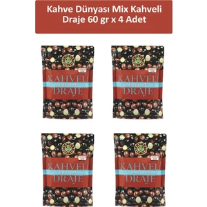 Kahve Dünyası Kahveli Karışık Draje 60 gr x 4 Adet