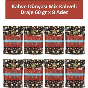 Kahve Dünyası Kahveli Karışık Draje 60 gr x 8 Adet