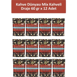 Kahve Dünyası Kahveli Karışık Draje 60 gr x 12 Adet