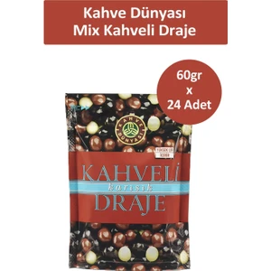 Kahve Dünyası Kahveli Karışık Draje 60 gr x 24 Adet