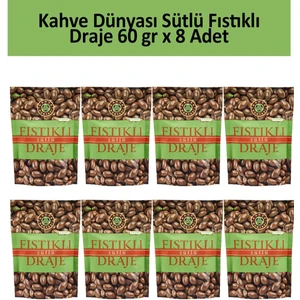 Kahve Dünyası Antep Fıstık Draje 60 gr x 8 Adet