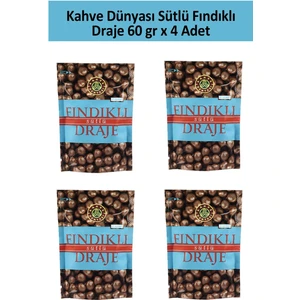 Kahve Dünyası Fındık Draje 60 gr x 4 Adet