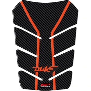 GP Kompozit KTM Duke 250 2011-2023 Uyumlu Tank Pad Turuncu-Karbon