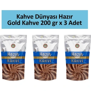 Kahve Dünyası Gold Hazır Kahve 200 gr x 3 Adet