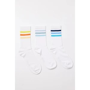 Katia & Bony Erkek Bilek Çizgili 3'lü Soket Çorap