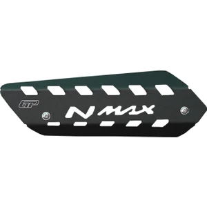 GP Kompozit Yamaha NMAX 125 / 155 2015-2020 Uyumlu Egzoz Koruma Kapağı Siyah