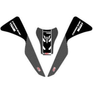 GP Kompozit Yamaha MT-07 Tracer 2020-2024 Uyumlu Tank Pad Seti Siyah