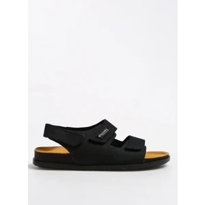 Discovery Expedition Siyah Erkek Deri Sandalet G-Melt