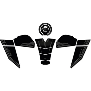 GP Kompozit Yamaha MT-25 2020-2024 Uyumlu Tank Pad Seti Siyah