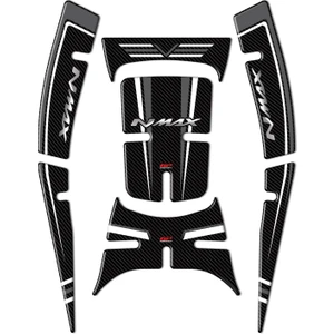 GP Kompozit Yamaha NMAX 125 / 155 2021-2024 Uyumlu Tank Pad Seti Gri