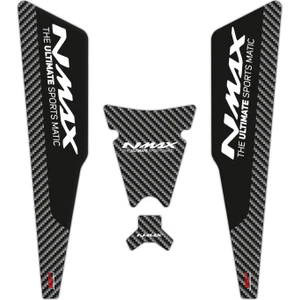GP Kompozit Yamaha NMAX 125 / 155 2015-2020 Uyumlu Tank Pad Siyah-Karbon