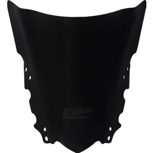 GP Kompozit Yamaha R25 2015-2018 Uyumlu Ön Cam Siyah 30 cm