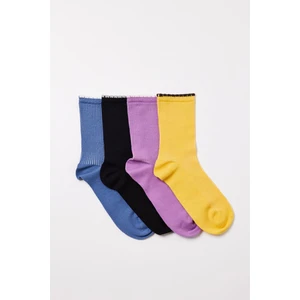 Katia & Bony Kadın 4'lü Bileği Renkli Soket Çorap