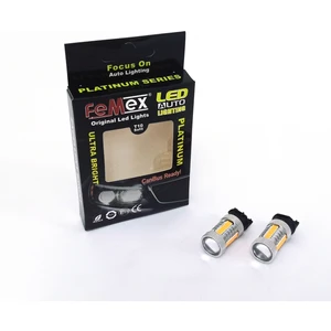 PW24W Duy 24SMD 3030 Chipset LED Ampul Turuncu