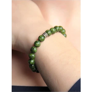 Esha Store Doğal Taş Peridot Zebercet Doğal Taş Bileklik Ddbpz