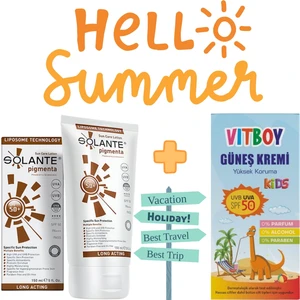 Pigmenta Lotion Spf 50+ 150 ml - Vitboy Yüksek Koruma Spf 50+ Çocuk Güneş Kremi 75 ml
