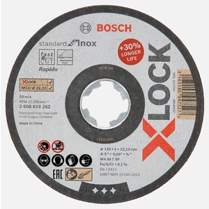 X-Lock Standard For Inox 125X1 mm Düz Kesici Disk