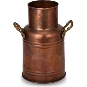 Turna Bakır Armağan Vazo 18 cm Düz Oksit TURNA2603-3