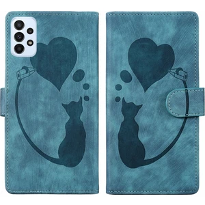 YKD Store Samsung Galaxy A33 5g Için Kalem Kalp Kedi Pu Kılıf (Yurt Dışından)