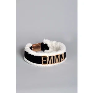 Isimli Köpek Tasması ( Tasma + Gezdirme Kayışı Set ), Isime Özel Köpek Tasması , Peluş Köpek Tasması ,