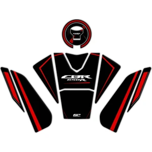 GP Kompozit Honda CBR650R 2019-2023 Uyumlu Tank Pad Seti Siyah