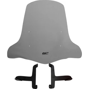 GP Kompozit Scooter Universal 2020 Uyumlu Elcikli Ön Cam Füme 59 cm