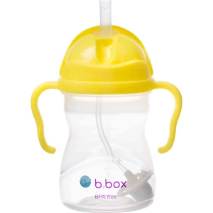 Tıklama Uçlu Kilitli Pipetli Alıştırma Bardağı+6 Ay, 240 Ml, Sarı , 1 Adet