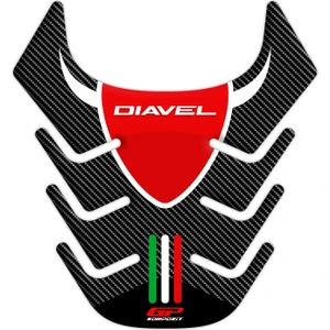 GP Kompozit Ducati Diavel 2011-2017 Uyumlu Tank Pad Karbon