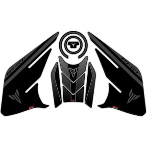 GP Kompozit Yamaha MT-07 2021-2024 Uyumlu Tank Pad Seti Siyah