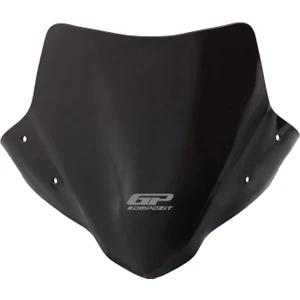 GP Kompozit Honda CB650F 2014-2020 Uyumlu Kısa Ön Cam Siyah - 30 cm