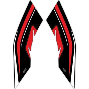 GP Kompozit Honda PCX 125 2021-2024 Uyumlu Yan Ayak Pad Kırmızı