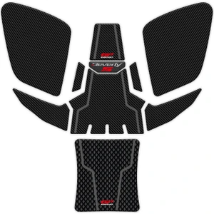 GP Kompozit Piaggio Beverly 400 S 2021-2023 Uyumlu Tank Pad Seti Karbon