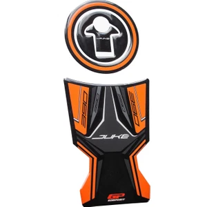 GP Kompozit KTM Duke 390 2017-2023 Uyumlu Tank Pad Turuncu