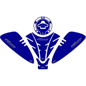 GP Kompozit Yamaha R25 2019-2024 Uyumlu Tank Pad Seti Mavi