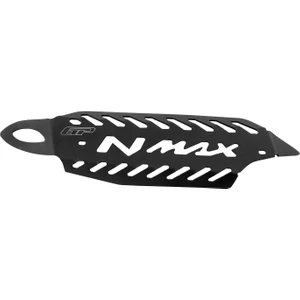 GP Kompozit Yamaha NMAX 125 / 155 2021-2024 Uyumlu Spor Egzoz Koruma Kapağı Siyah