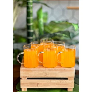6'lı Isıya Dayanıklı Cam Bardak 200 ml