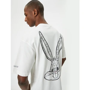 Bugs Bunny Oversize Tişört Lisanslı Arkası Baskılı