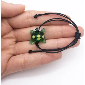 Murano Cam Yeşil Karetta Bileklik