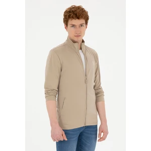 U.S. Polo Assn. Erkek Açık Haki Hırka (Örme) 50281076-VR183