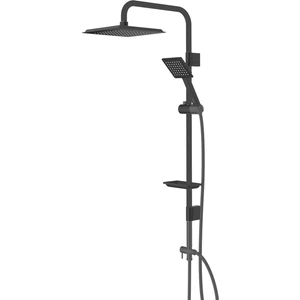 Frame Full Siyah Tall Sistem Duş Seti