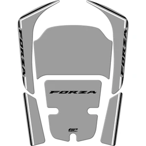 GP Kompozit Honda Forza 250 2018-2025 Uyumlu Tank Pad Nardo Gri